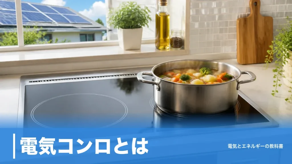 電気コンロとは？電熱線式とIHの違いと、熱効率約90%が電気代を変える理由のアイキャッチ画像
