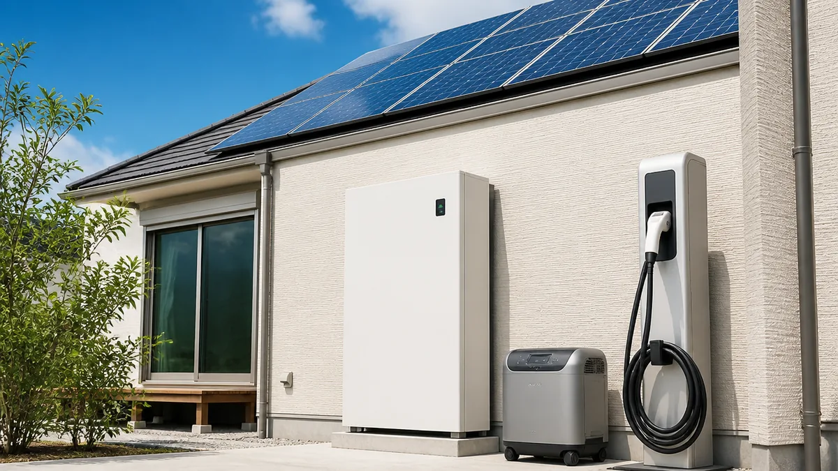 太陽光発電と組み合わせるとき、容量の考え方はどう変わるかの解説画像