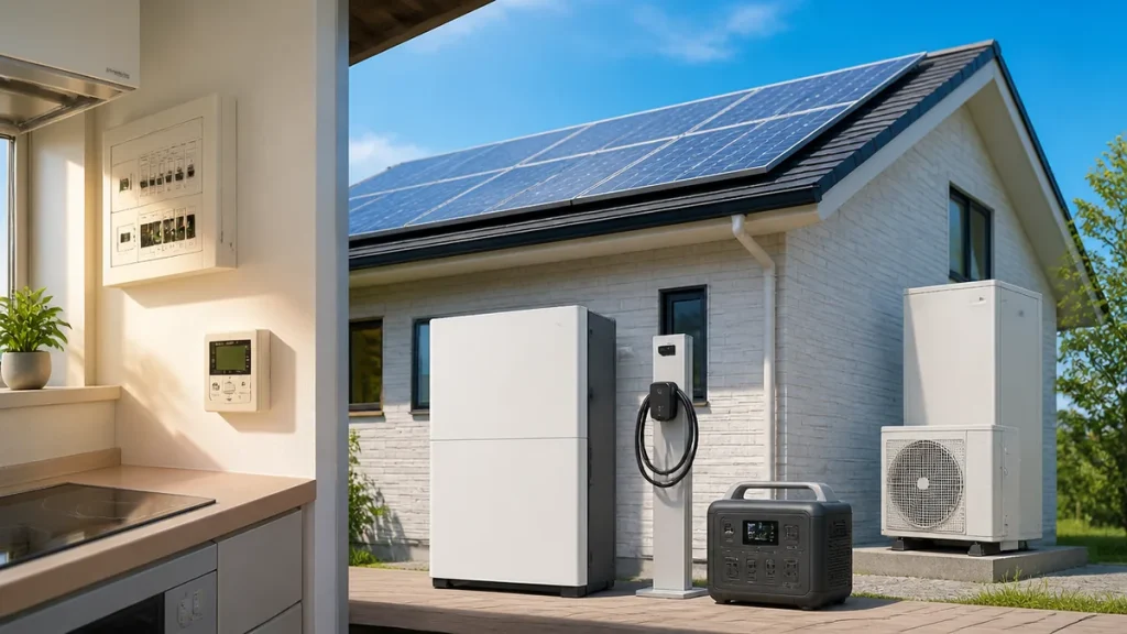 蓄電池の種類は素材・つなぎ方・給電範囲の3軸｜サイクル20,000回まで開く寿命差のアイキャッチ画像