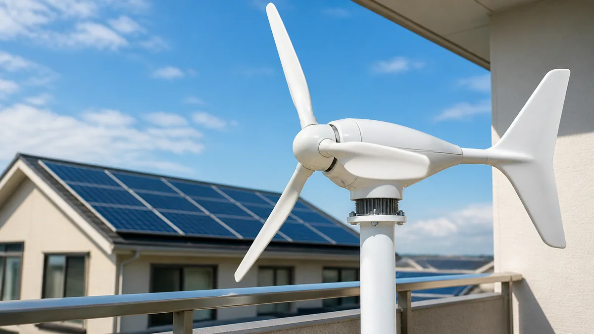 家庭用風力発電をベランダに置くと何が起きる？必要風速6.5m/sと55.5kgの現実のアイキャッチ画像
