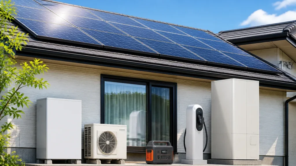 太陽光発電効率は20%前後が主流｜最新パネル25.91%と夏に約20%落ちる理由のアイキャッチ画像
