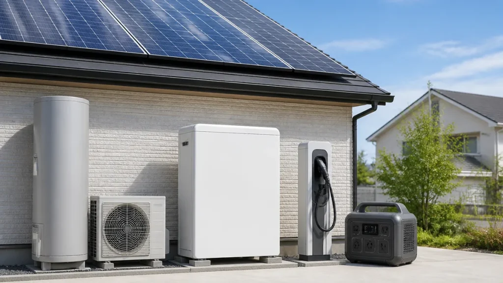 蓄電池バッテリーの寿命は10〜15年｜実容量約80%と自立出力2kWで選ぶ基準のアイキャッチ画像