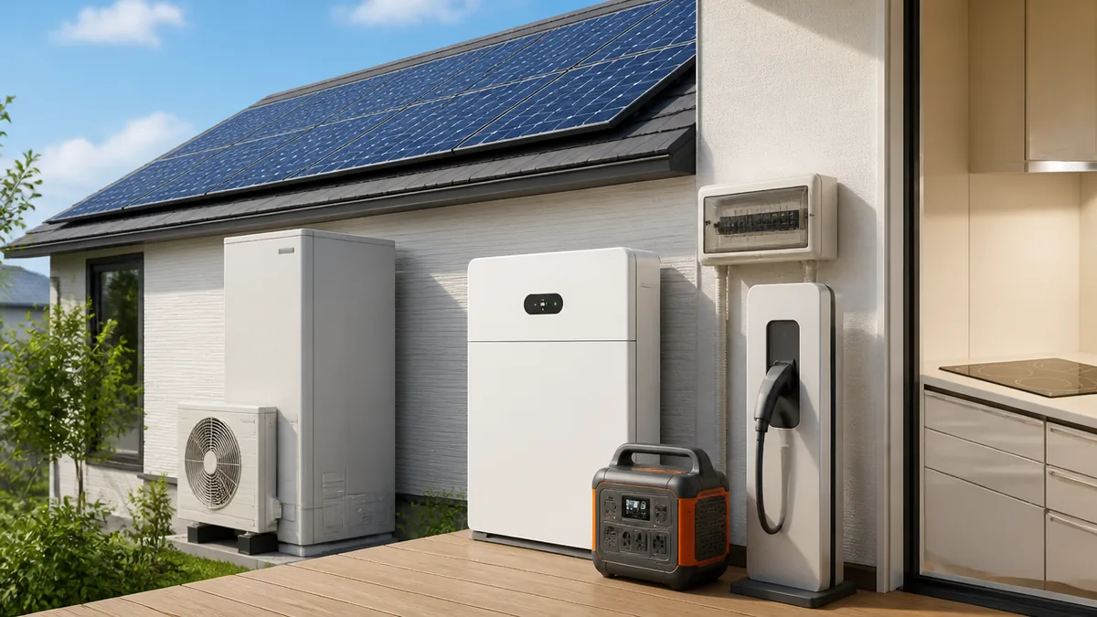 太陽光発電に蓄電池を後付けする価格は110～260万円｜相場の全体像の解説画像