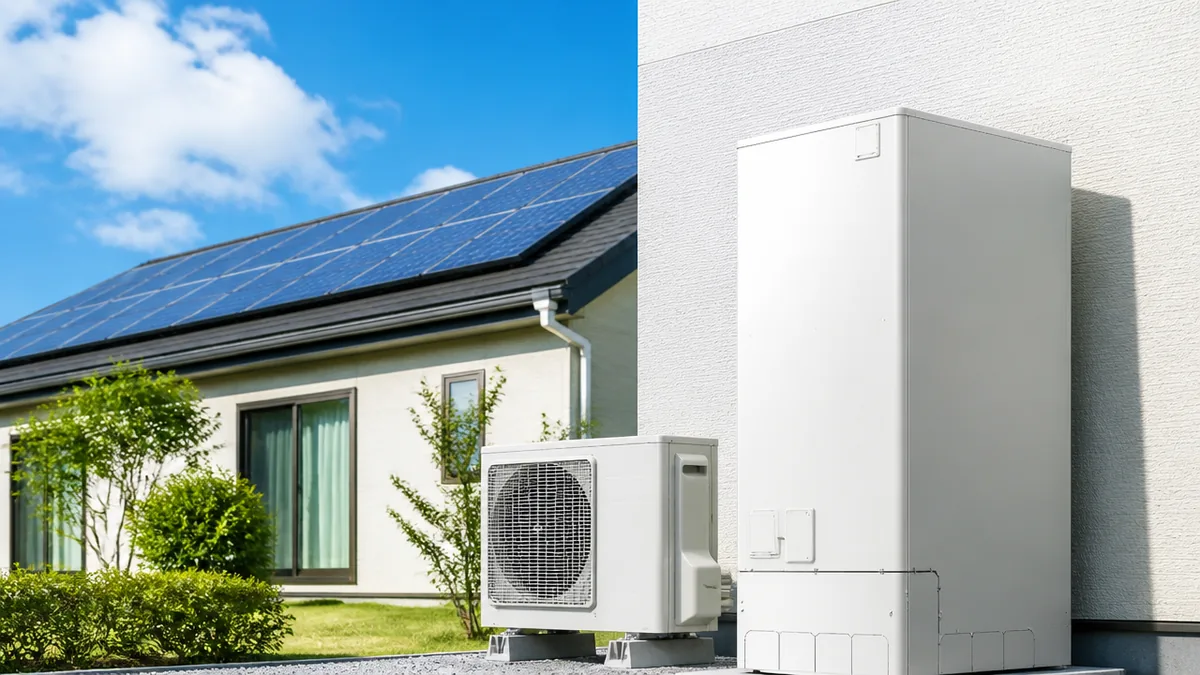 電気温水器からエコキュートで給湯の電気代は約4分の1｜工事の違いと補助金12万円の条件のアイキャッチ画像